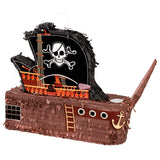 Piñata Bateau Pirate Skull - Jeu Festif pour Anniversaires