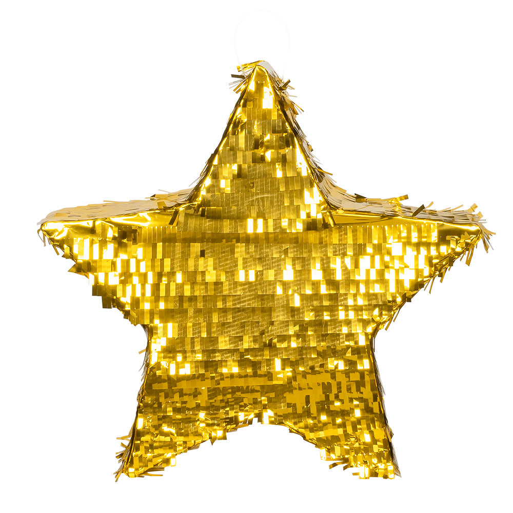 Pinata Étoile Dorée Paillettes - À Remplir - Décoration Fête