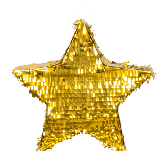 Pinata Étoile Dorée Paillettes - À Remplir - Décoration Fête