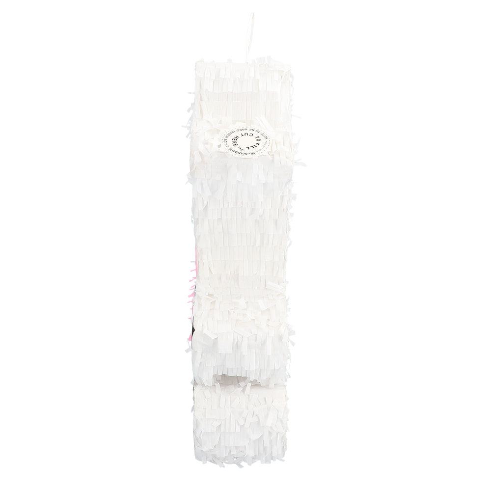 Pinata Vache Rigolo Rose et Blanc - Décoration Fête Enfant