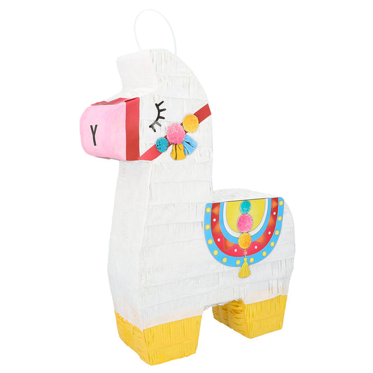 Piñata Lama Blanc - Décoration Fête Colorée à Remplir