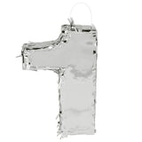 Piñata Chiffre 8 Argent à Découper - Accessoire Fête Anniversaire