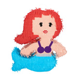 Piñata Sirène Rouge et Bleue - Décoration Fête Enfant