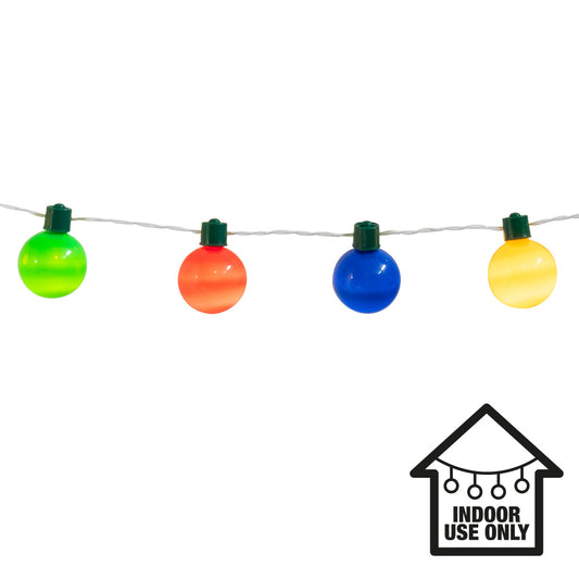 Guirlande Boules Colorées LED 10 Ampoules - Décoration Intérieure