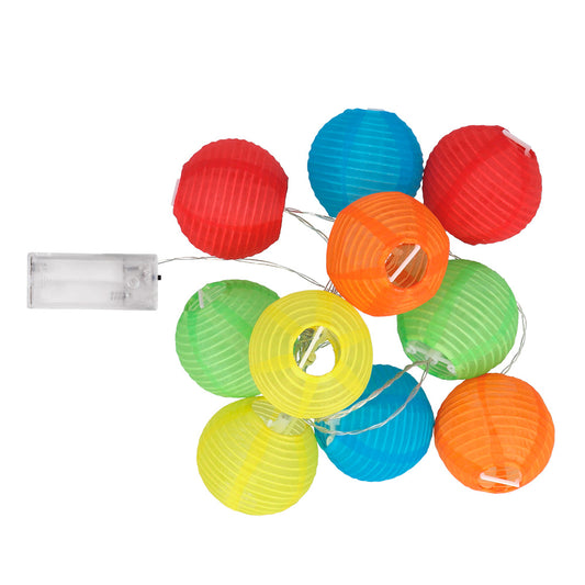 Guirlande Lanterne Colorée 10 LED - Décoration Intérieur