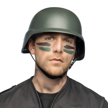 Casque Militaire Tactique Vert - Accessoire Déguisement Soldat