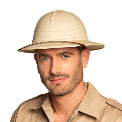 Casque Pith Helmet Colonial Kaki - Accessoire Aventurier