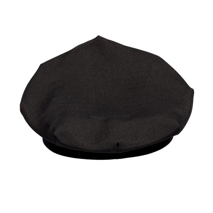 Casquette Police Noire avec Badge et Studs