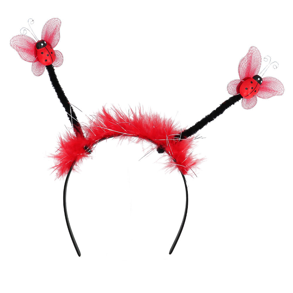Serre-tête Coccinelle Pailletées - Accessoire Déguisement Enfant