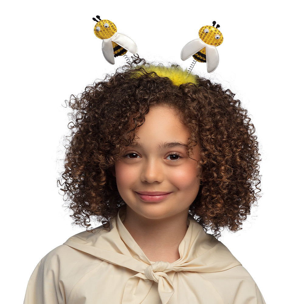 Serre-tête Abeilles Paillettes - Accessoire Déguisement Fête