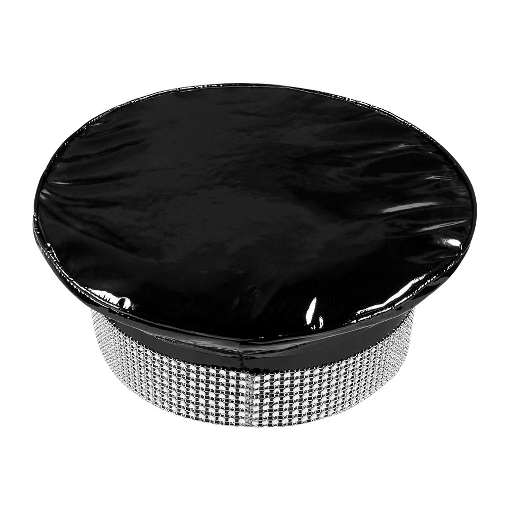 Casquette Années 80 Paillettes Argent - Accessoire Disco Rétro
