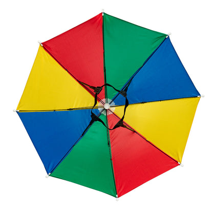 Parapluie Chapeau Arc-en-Ciel Multicolore - Accessoire Fantaisie Amusant