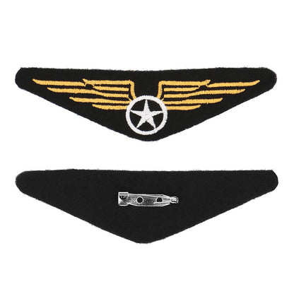 Costume Pilote Aviateur - Lunettes, Ailes & Insignes Militaires