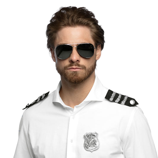 Déguisement Policier Spécial - Lunettes Aviateur & Accessoires