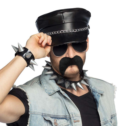 Kit Rocker Punk Complet - Casquette, Lunettes, Chaînes et Accessoires