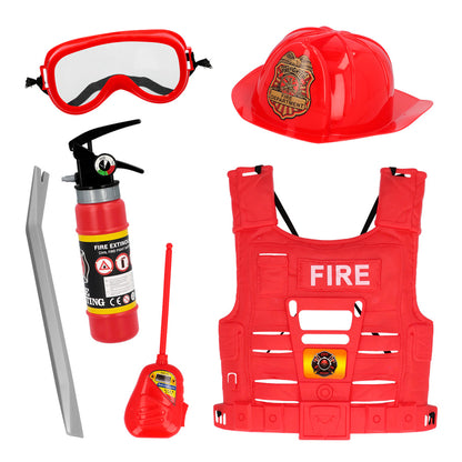 Ensemble Costume Pompier Enfant Complet avec Accessoires