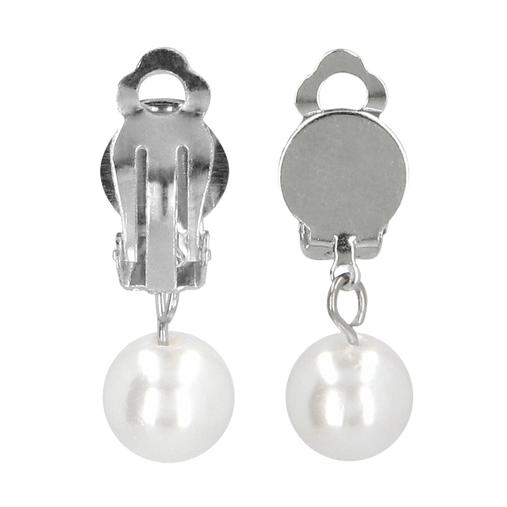 Set Accessoires Année 50 Pois Blanc Noir - Lunettes, Collier Perles