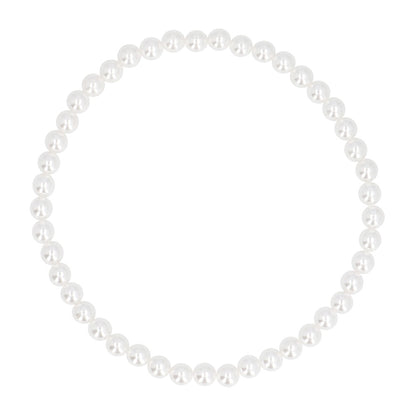 Set Accessoires Année 50 Pois Blanc Noir - Lunettes, Collier Perles