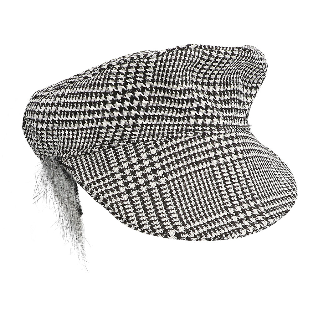 Kit Déguisement Gentleman Vintage avec Casquette Houndstooth et Accessoires