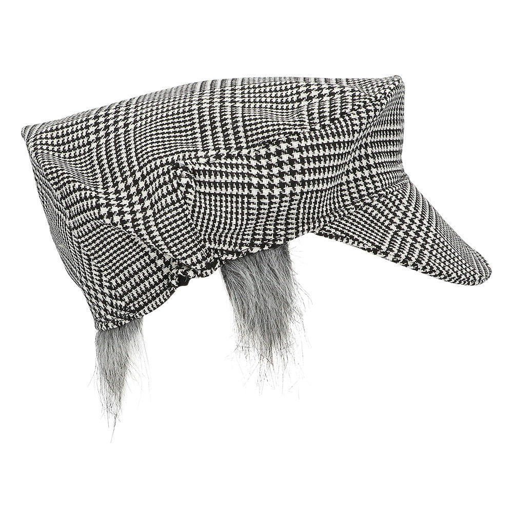 Kit Déguisement Gentleman Vintage avec Casquette Houndstooth et Accessoires