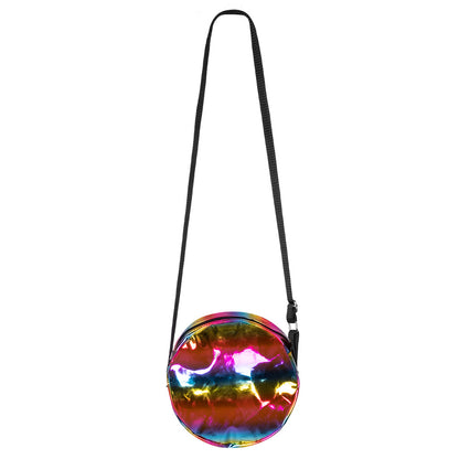 Sac à Bandoulière Holographique Arc-en-Ciel Disco