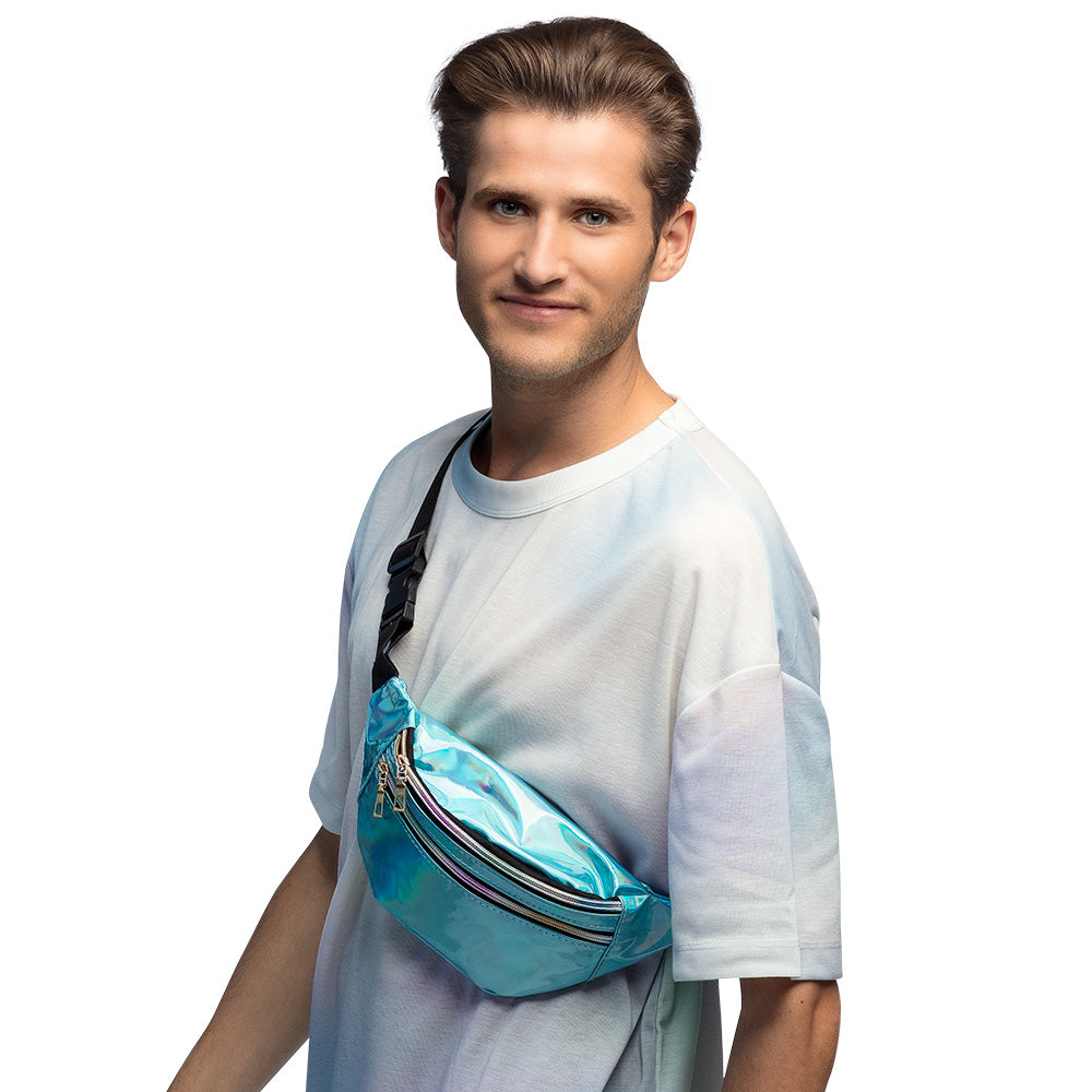 Sac Banane Holographique Néon - Accessoire Rave et Festival