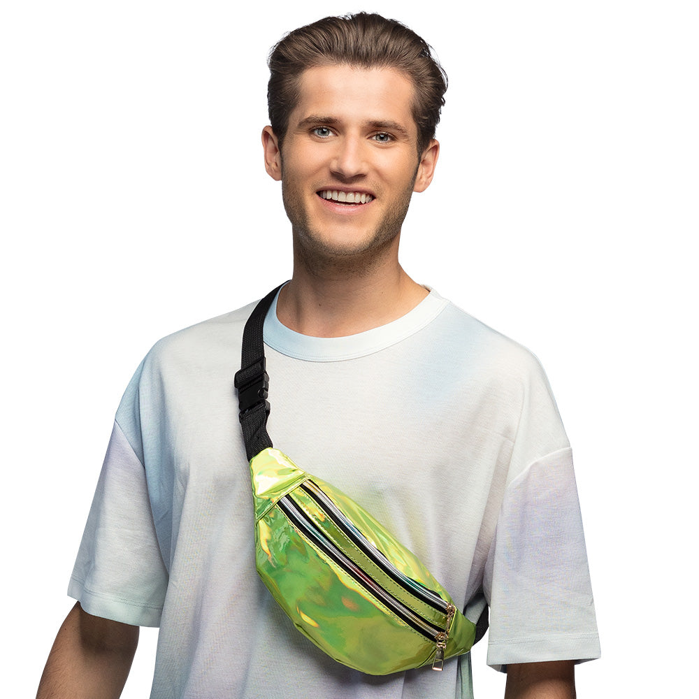 Sac Banane Holographique Néon - Accessoire Rave et Festival
