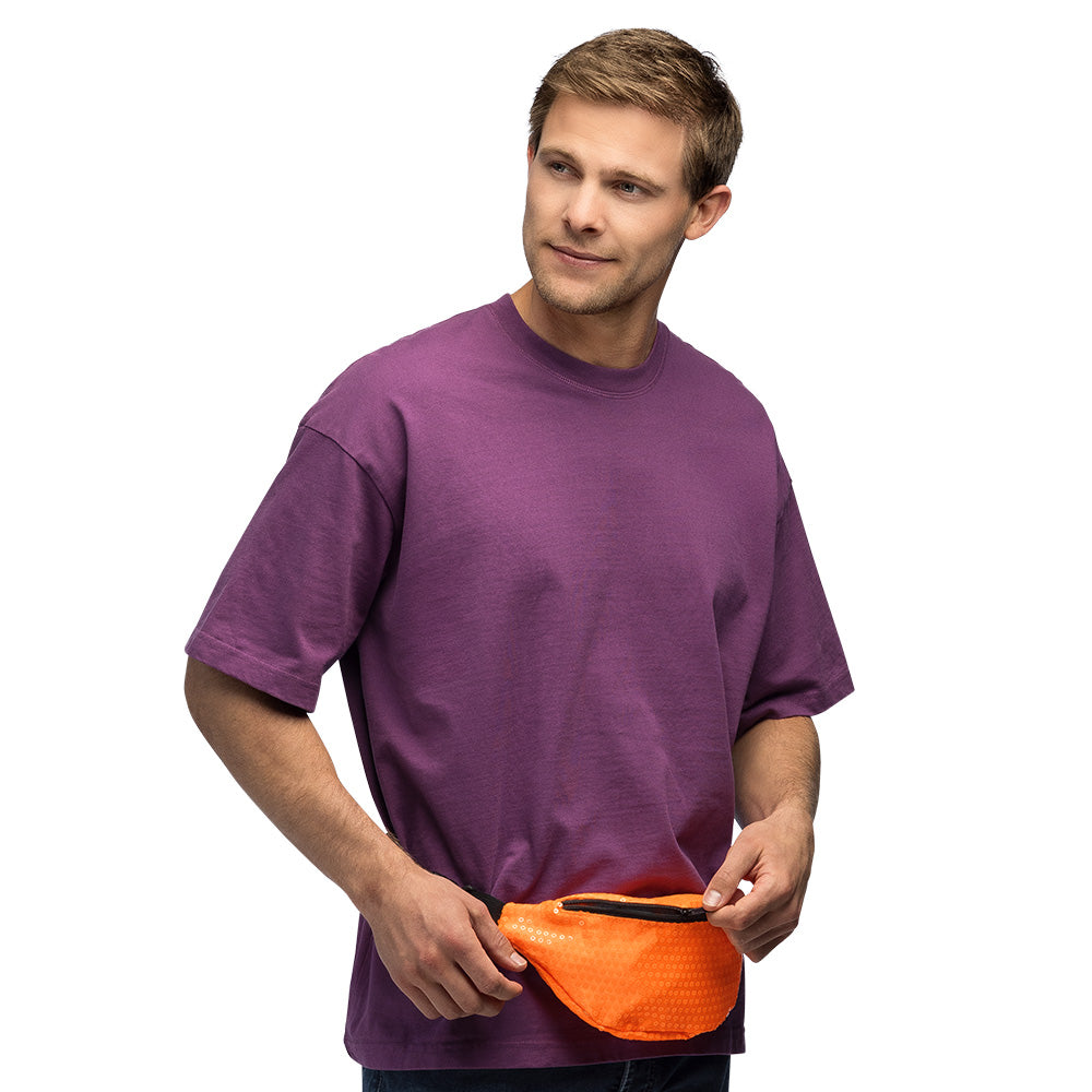 Banane Néon Pailletée UV Blacklight - Accessoire Rave Fluorescent