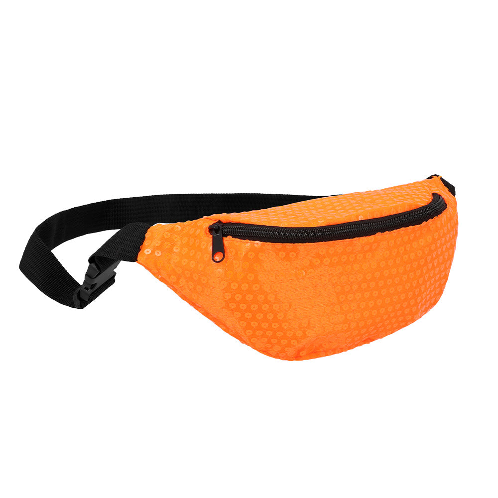 Banane Néon Pailletée UV Blacklight - Accessoire Rave Fluorescent