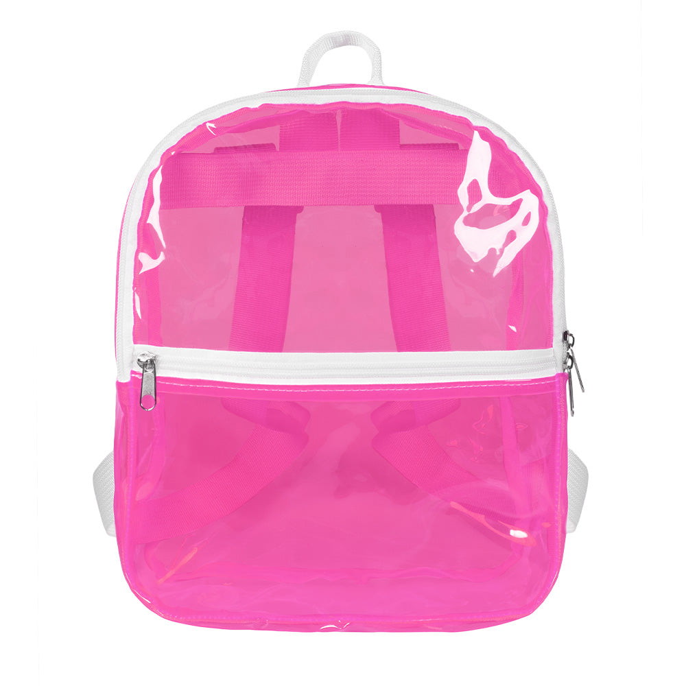 Sac à Dos Transparent Fluo - 4 Couleurs Idéal Fête et Événement