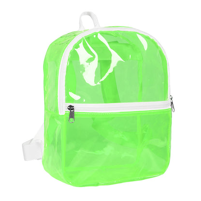 Sac à Dos Transparent Fluo - 4 Couleurs Idéal Fête et Événement
