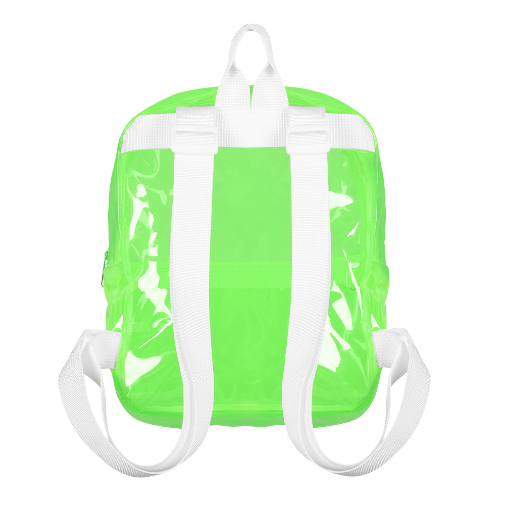 Sac à Dos Transparent Fluo - 4 Couleurs Idéal Fête et Événement