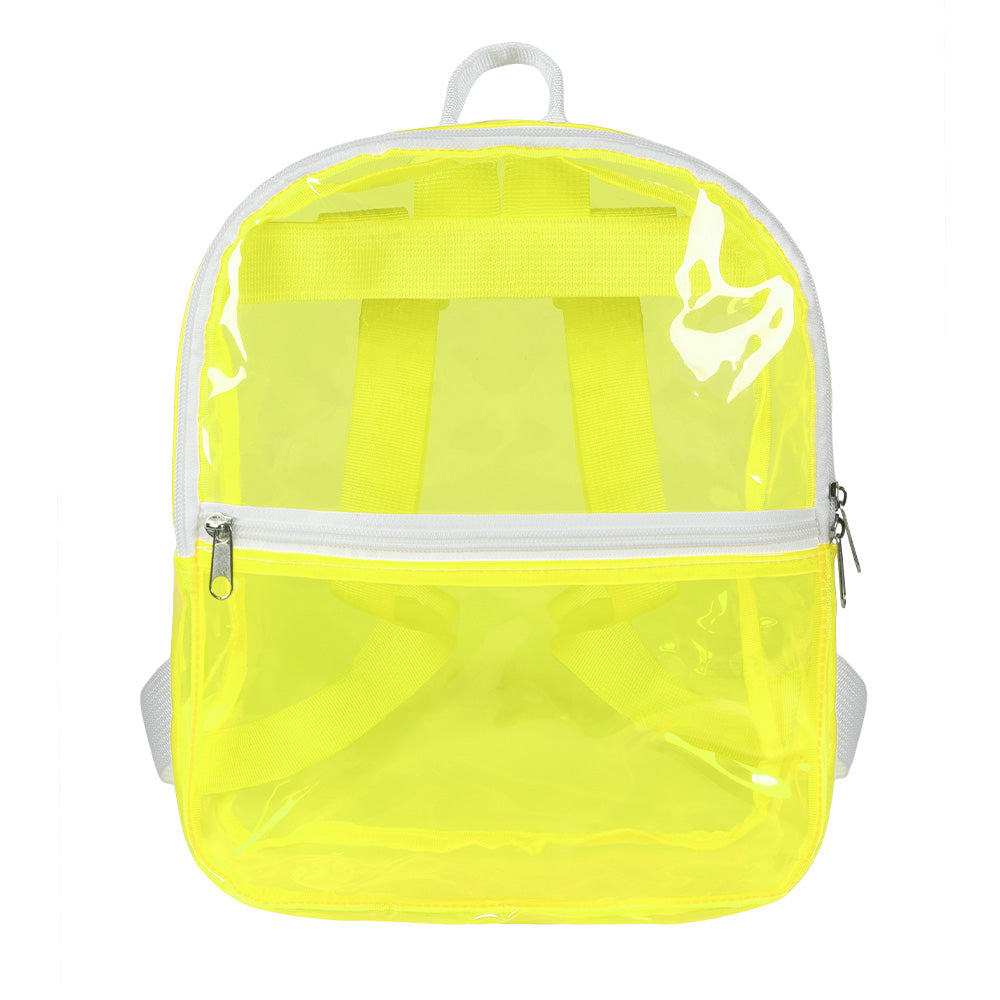 Sac à Dos Transparent Fluo - 4 Couleurs Idéal Fête et Événement