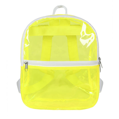 Sac à Dos Transparent Fluo - 4 Couleurs Idéal Fête et Événement