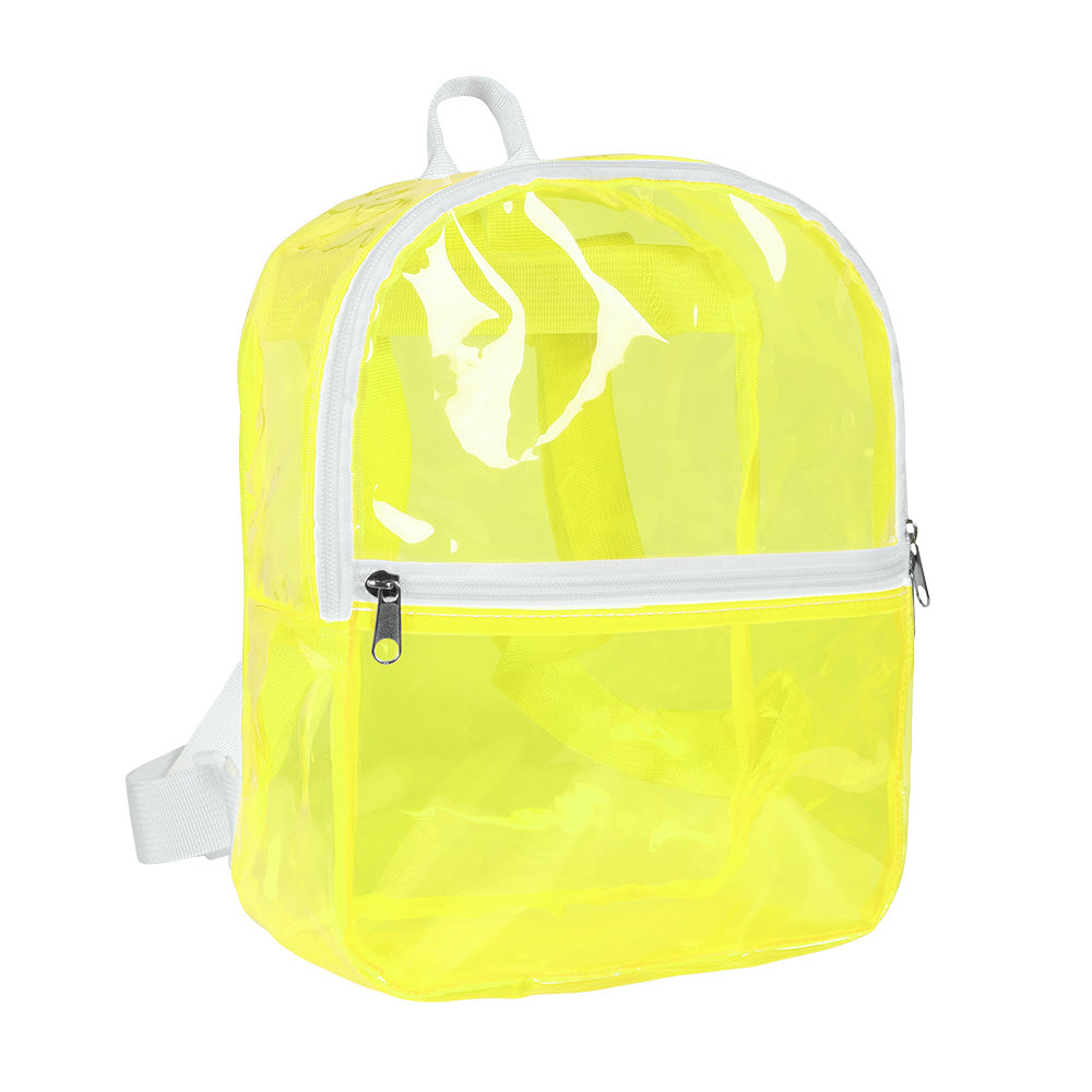 Sac à Dos Transparent Fluo - 4 Couleurs Idéal Fête et Événement