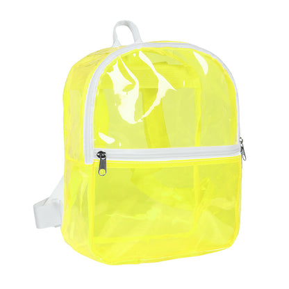 Sac à Dos Transparent Fluo - 4 Couleurs Idéal Fête et Événement