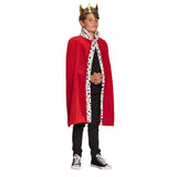 Cape de Roi Royal Luxe - Déguisement Enfant avec Couronne