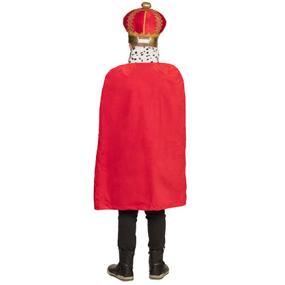Cape de Roi Royal Luxe - Déguisement Enfant avec Couronne