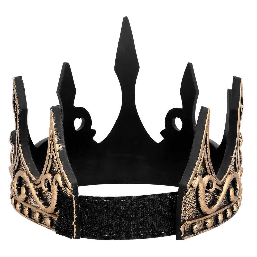 Couronne Royale Dorée - Déguisement Roi Reine Médiéval