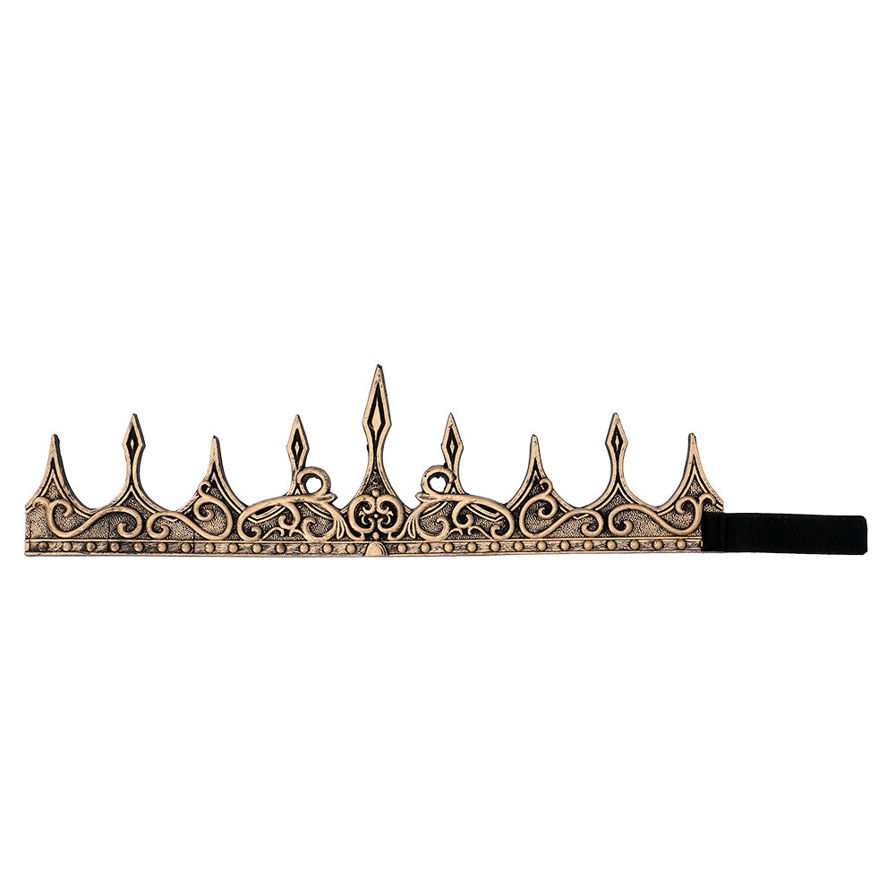 Couronne Royale Dorée - Déguisement Roi Reine Médiéval