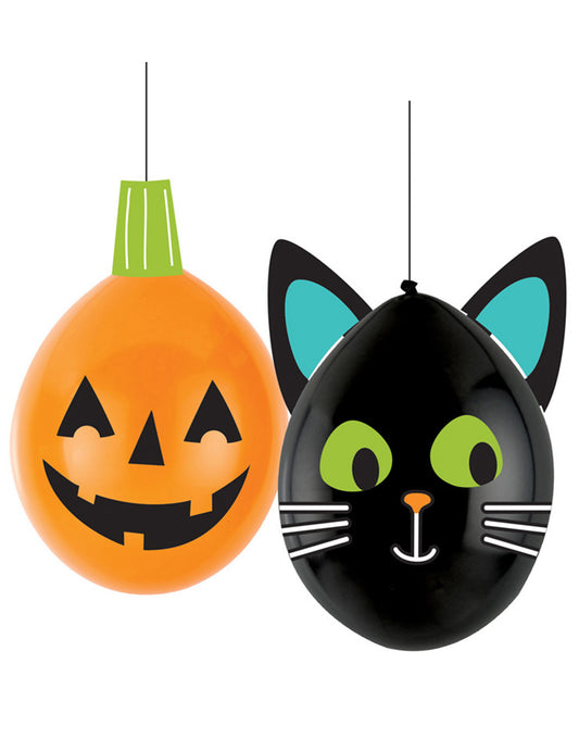 2 Ballons latex DIY Halloween Friends 30 cm