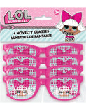 4 Paires de lunettes roses à pois LOL Surprise