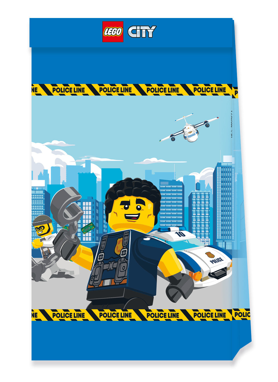 4 Petits sacs de fête en papier FSC® Lego City