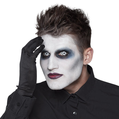 Lentilles de Contact Blanches Vampire - Effet Yeux Effrayants