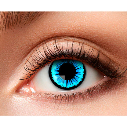 Lentilles de Contact Bleu Turquoise - Effet Yeux Ensorcelants