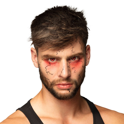 Lentilles de Contact Rouges Vampire - Effet Démoniaque