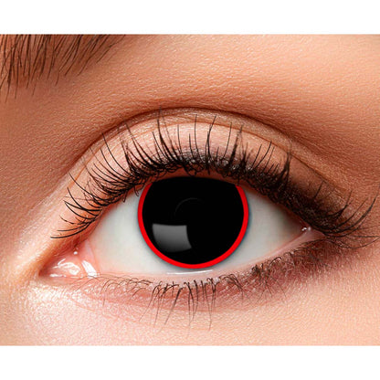 Lentilles de Contact Rouges Vampire - Accessoire Halloween