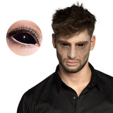 Lentilles de contact noires Sclera Premium - Effet yeux noirs intense