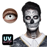 Lentilles de Contact UV Blacklight Blanc Pur Brillant