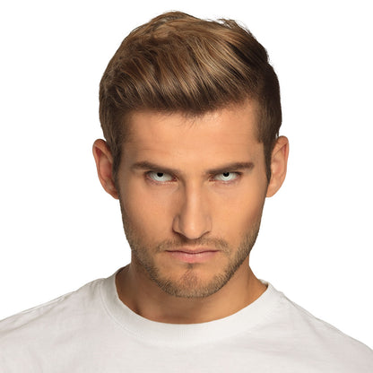 Lentilles de Contact UV Blacklight Blanc Pur Brillant